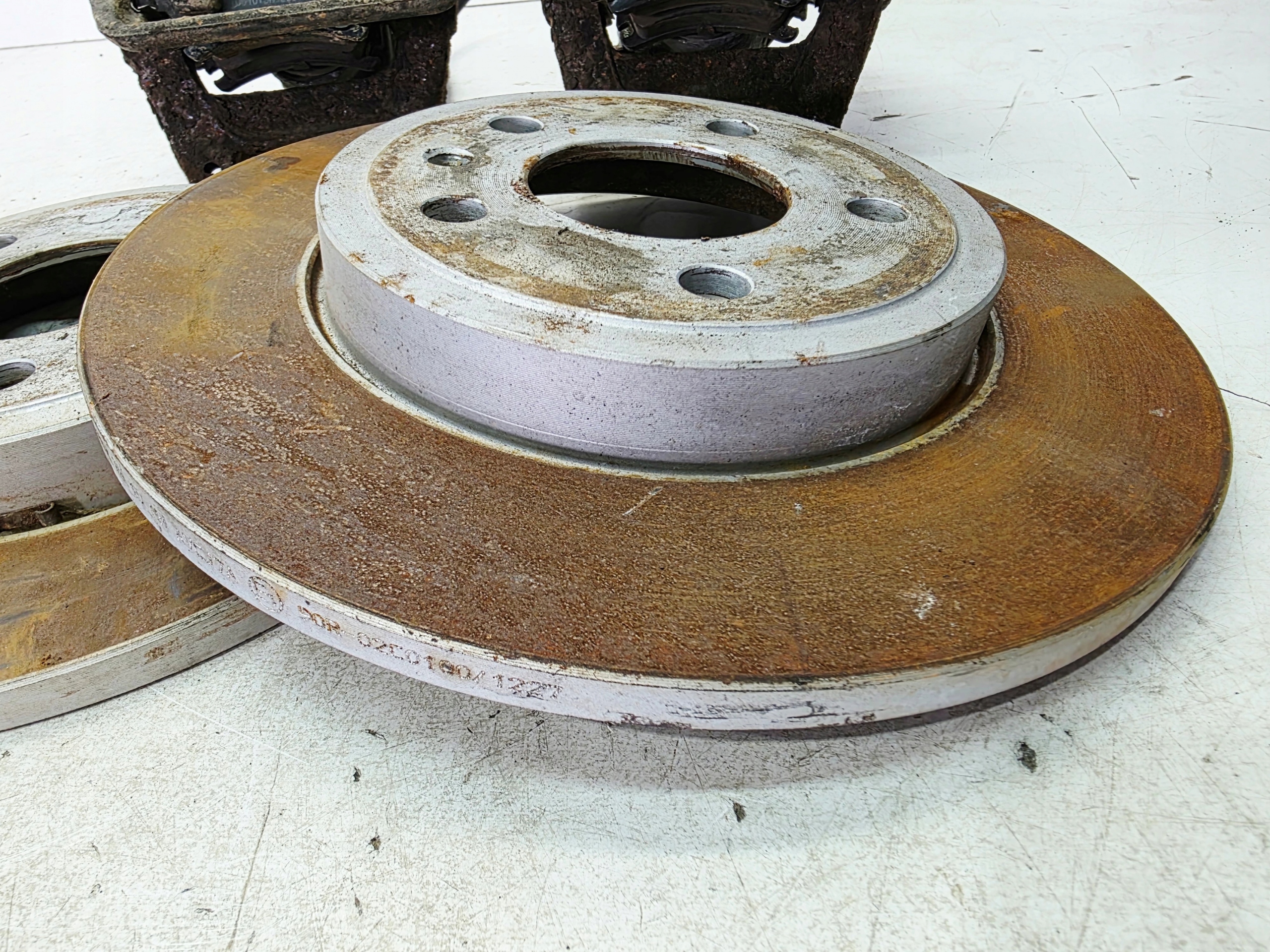 caliper calipers brake left +++ right rear part AUDI A4 B6 B7 288 MM KOMPLET