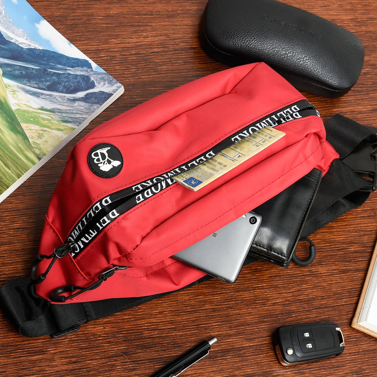 Saszetka nerka wodoodporna wytrzymała pojemna na pas biodrówka Beltimore Marka Beltimore