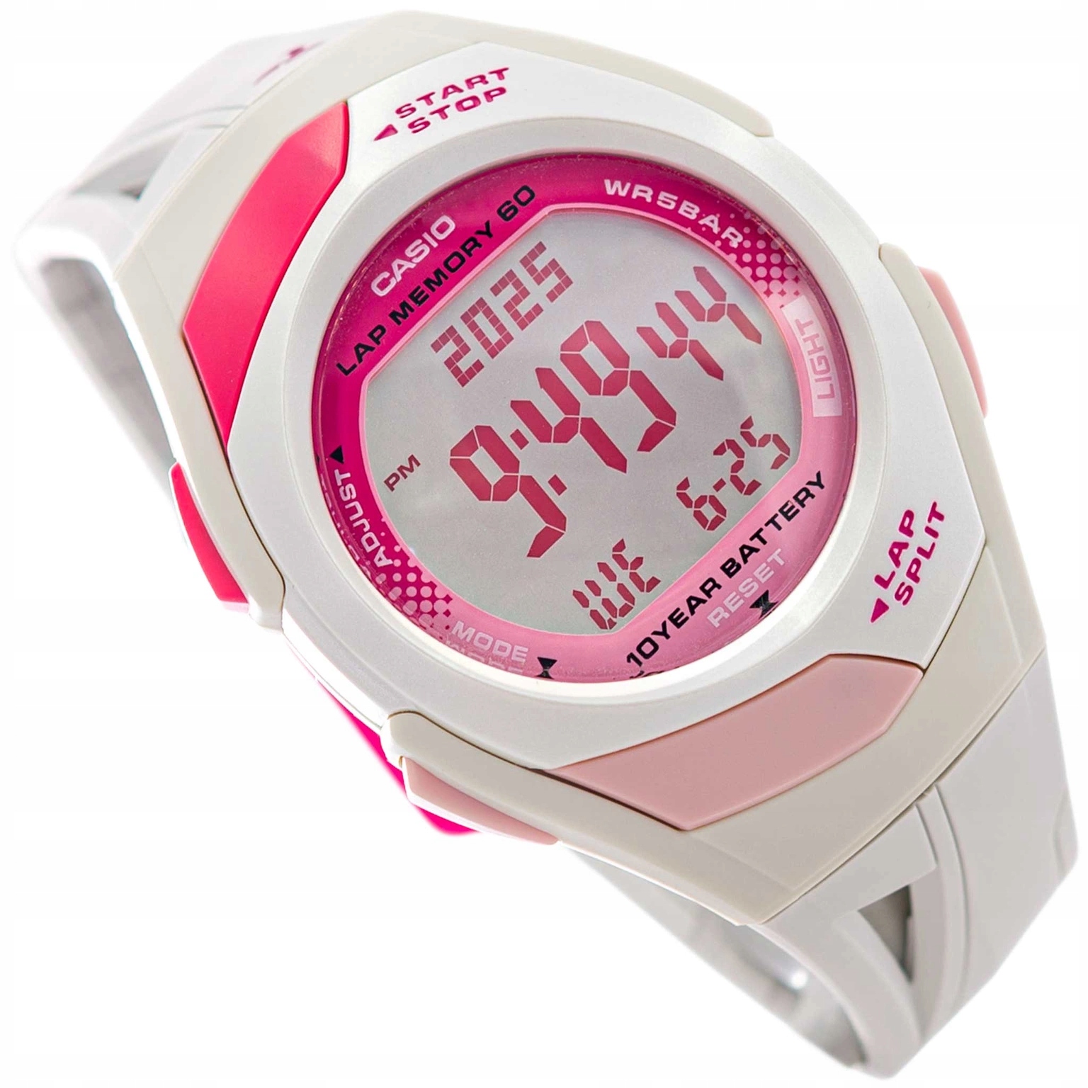 Hodinky Casio Casio STR-300-7EG Sportovní Bílé Na Řemínku Stopky Časovač
