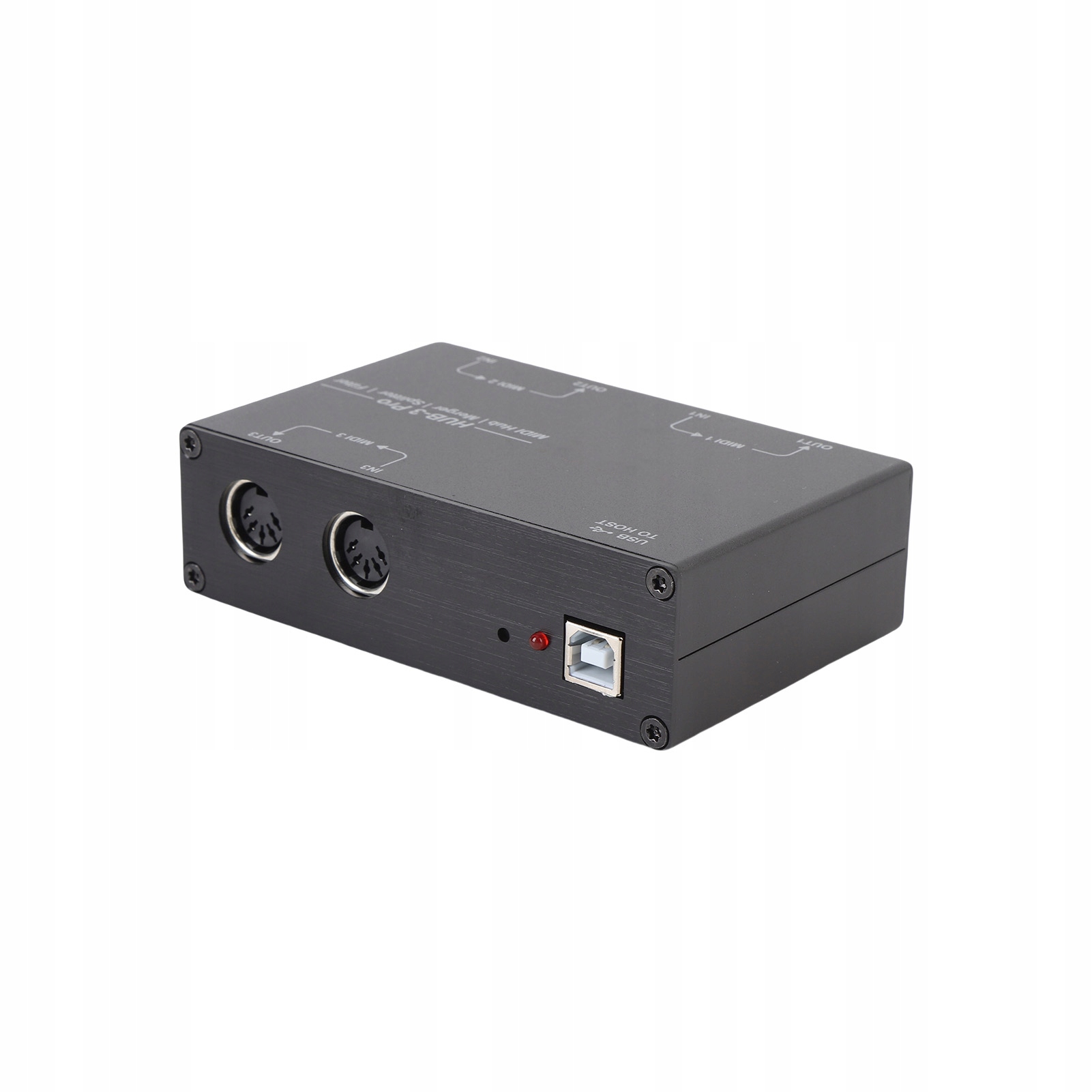 DOREMiDi Splitter MIDI USB MIDI Host Box 3 wejścia MIDI do 3 wyjść QU