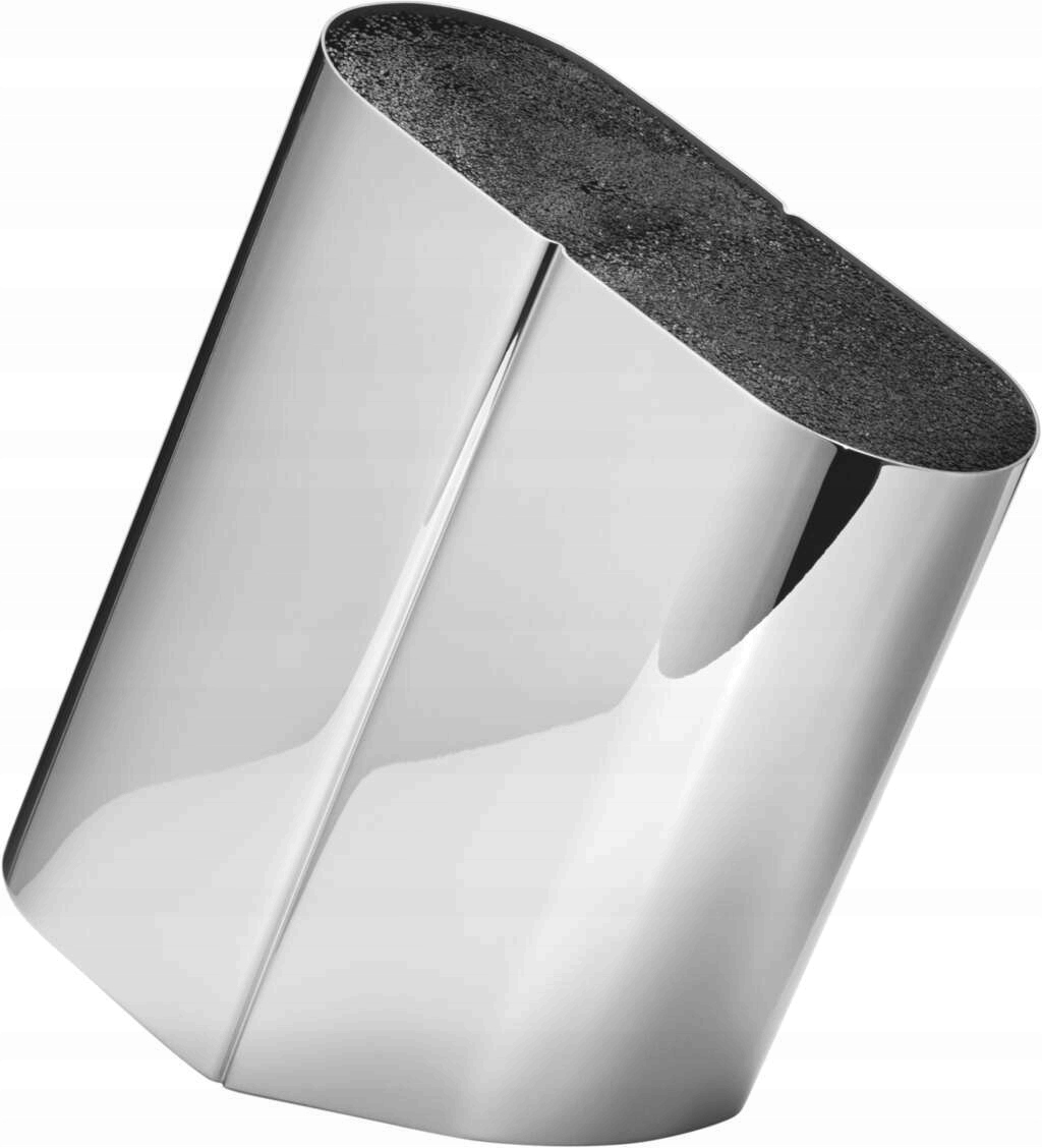 Georg Jensen Alfredo Oceľový stojan Blok na nože strieborný
