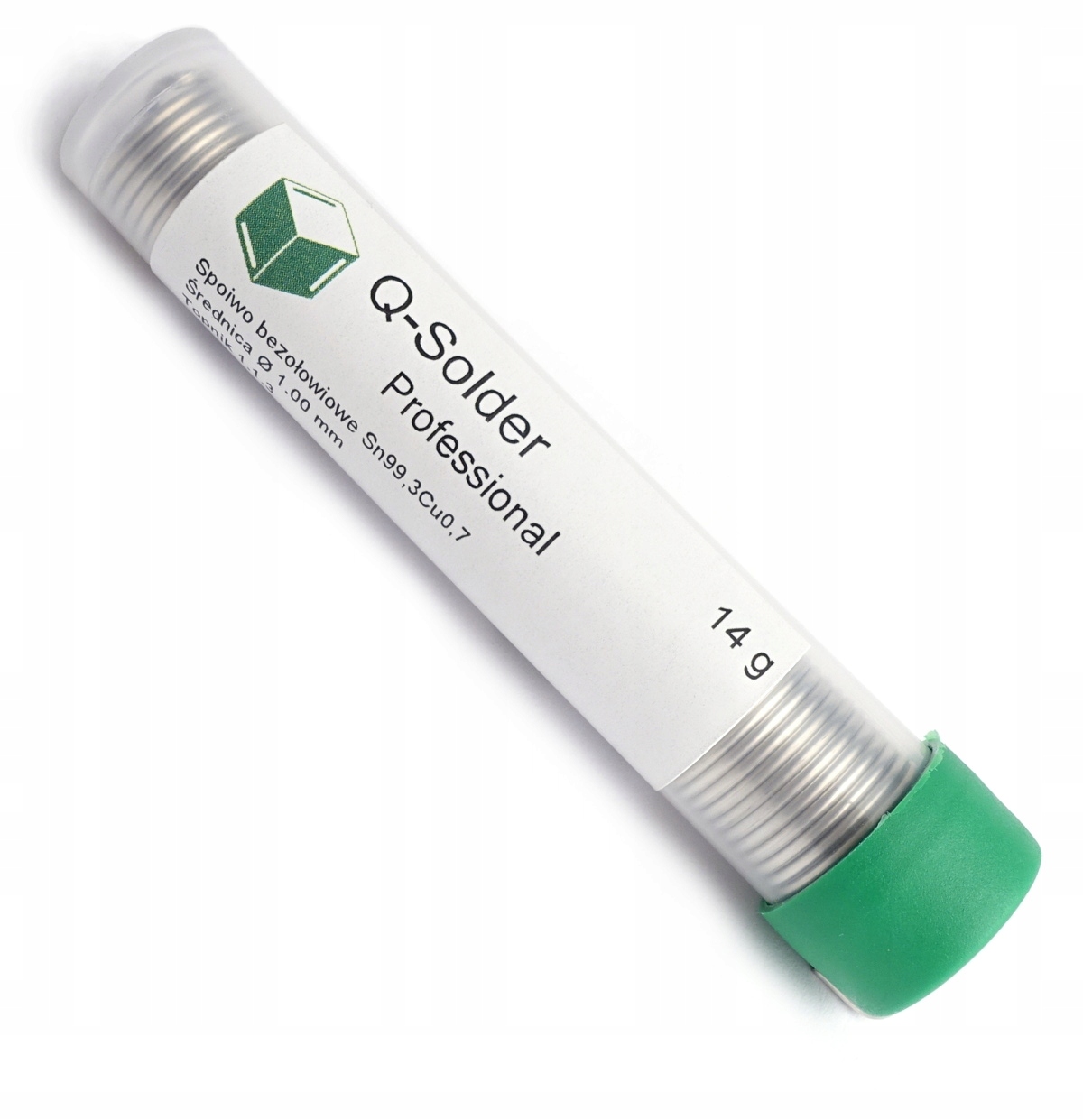 

C03F Cyna bezołowiowa Q-Solder z topnikiem 14g 1mm