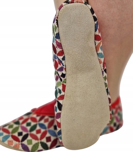 Baletki kapcie, wywrotki materiałowe do tańca rytmiki po domu Rozmiar 40 Marka Inna marka