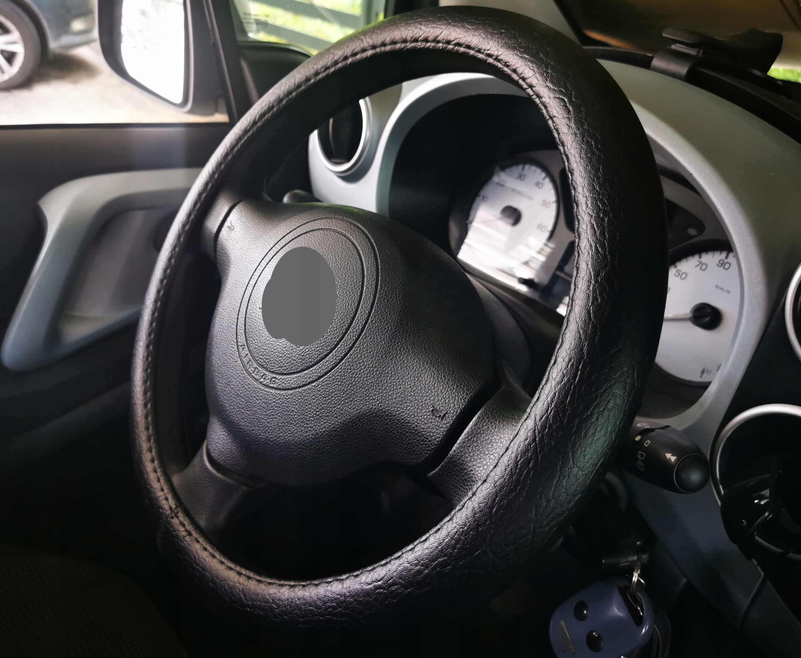 Kia Ceed 1 2 3 4 Rio Picanto Sportage pokrowiec na kierownice skóra czarna Producent inny