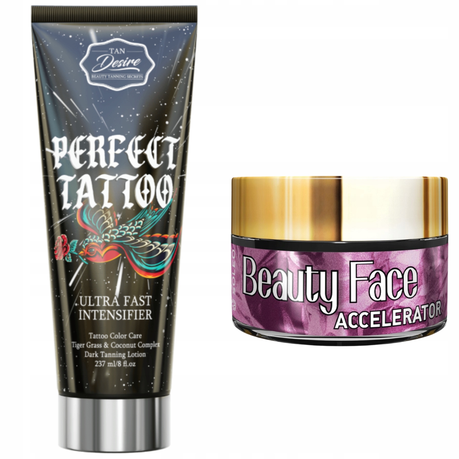 Tan Desire Perfect Tattoo + Słoiczek Beauty Face