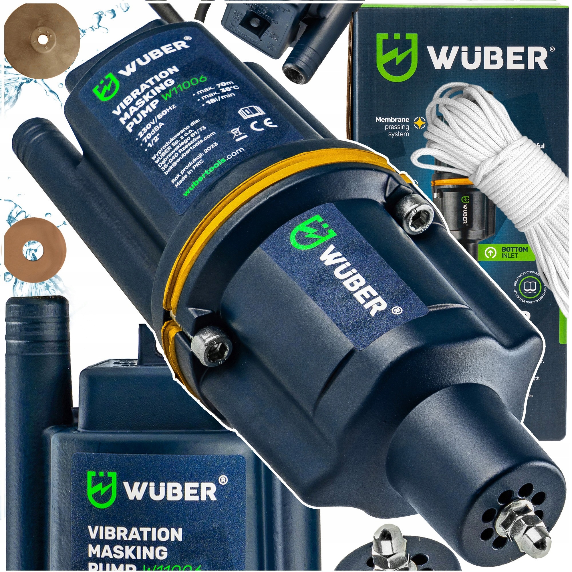 Pompa Do Wody Czystej Dolnossąca Mocna Pompa Ruska Do Studni Nurek Wuber