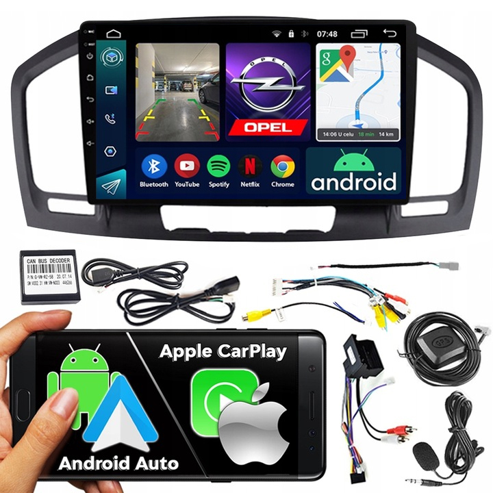 Radio Samochodowe 2DIN Ncs RS-305 Opel Insignia 2008-2013 Android Nawigacja