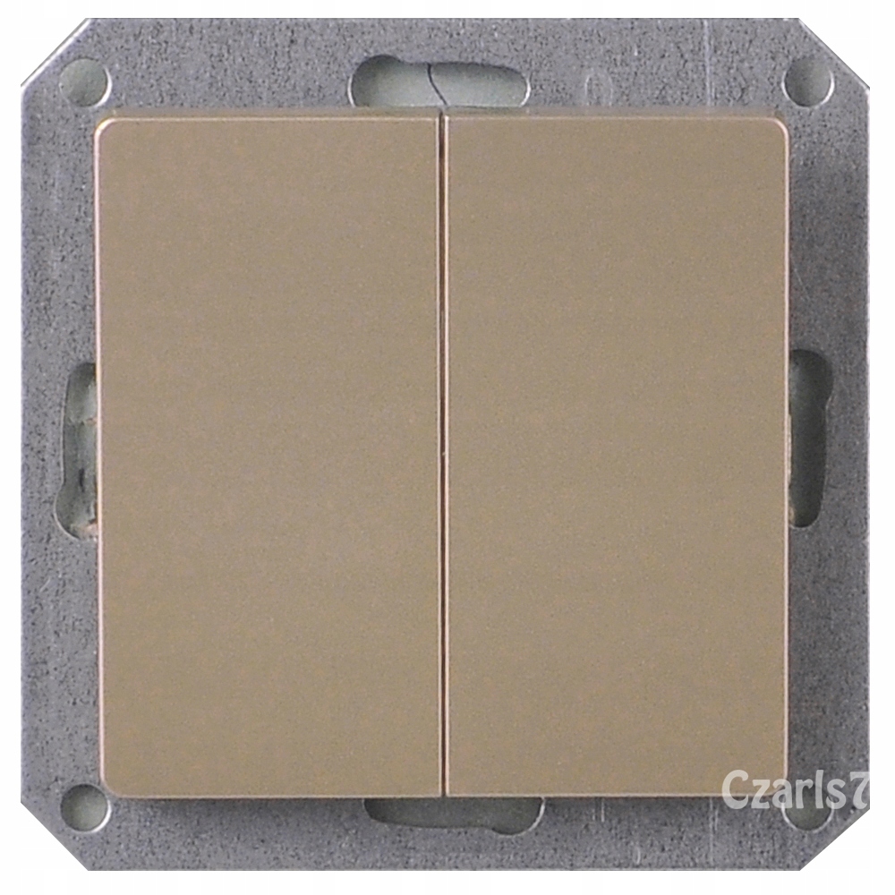 

Wyłącznik Schodowy Podwójny Premium Piaskowy Moduł