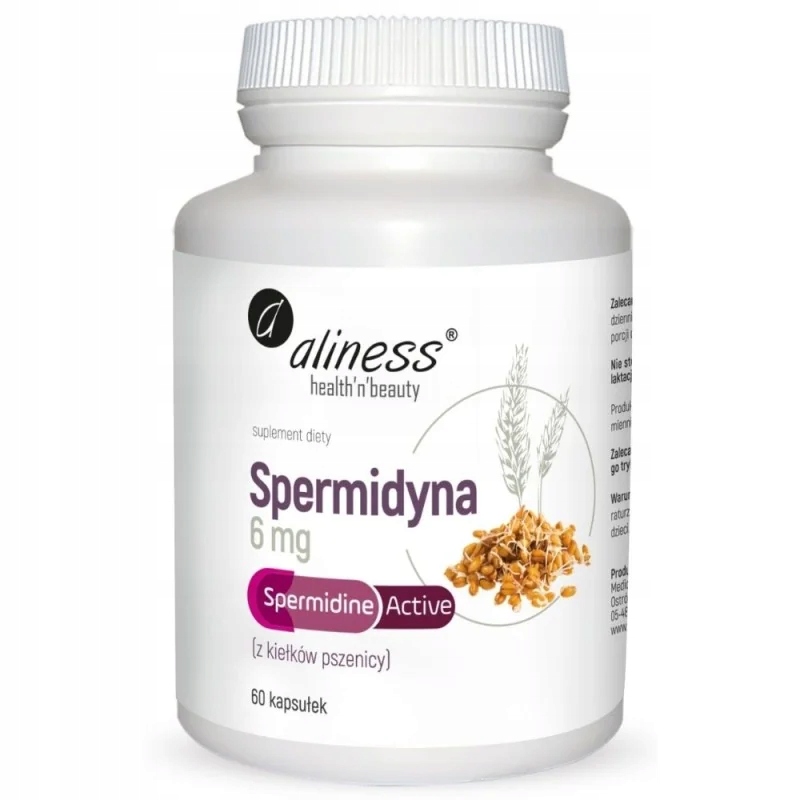 Aliness Spermidyna Active 6 mg 60 kapsułek