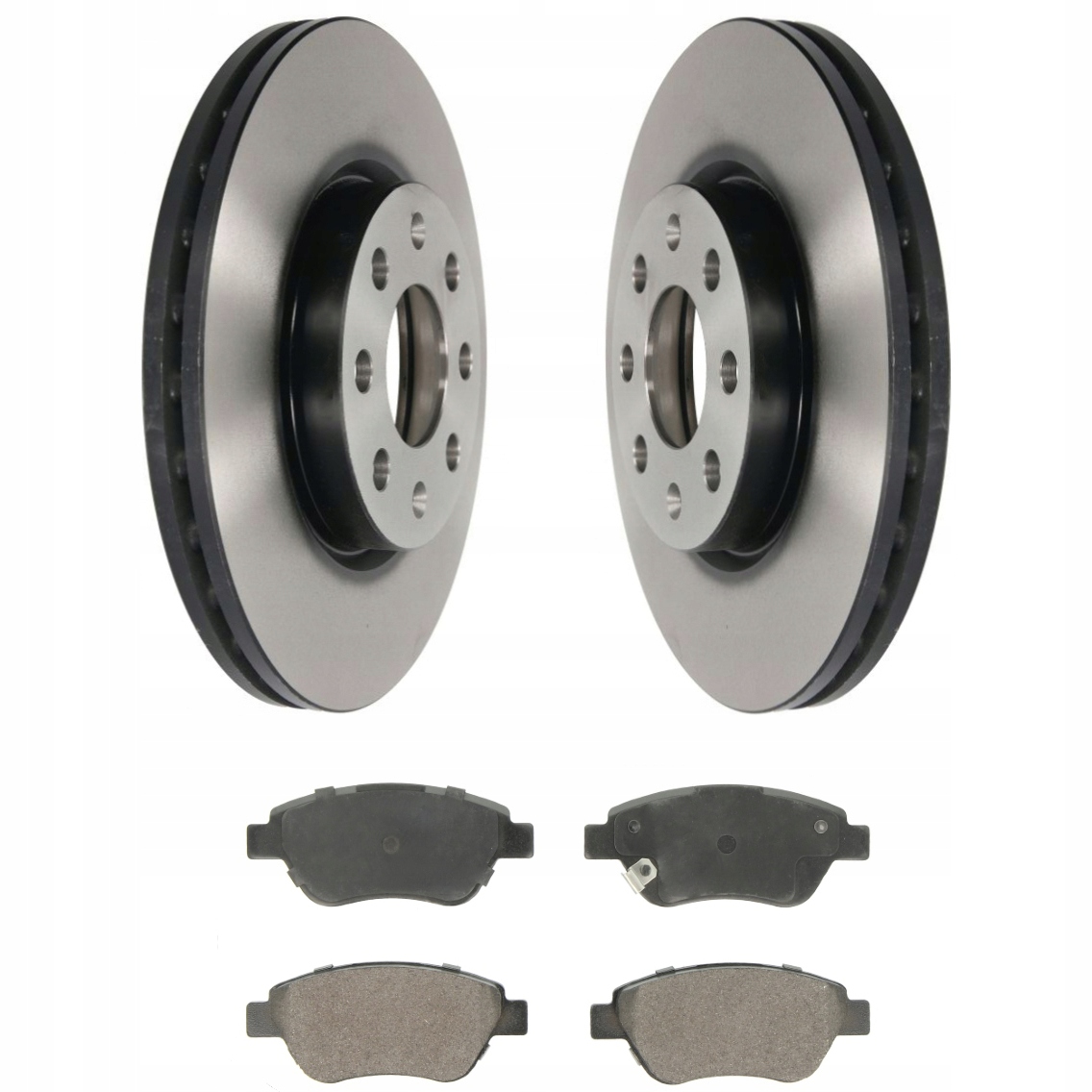 2x 229 - ДИСКИ КОЛОДКИ ПЕРЕДНИЕ CORSA D GRANDE PUNTO 257MM