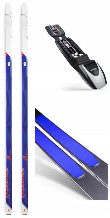 Narty biegowe Backcountry Madshus Panorama M55 190cm + Wiązania Rottefella