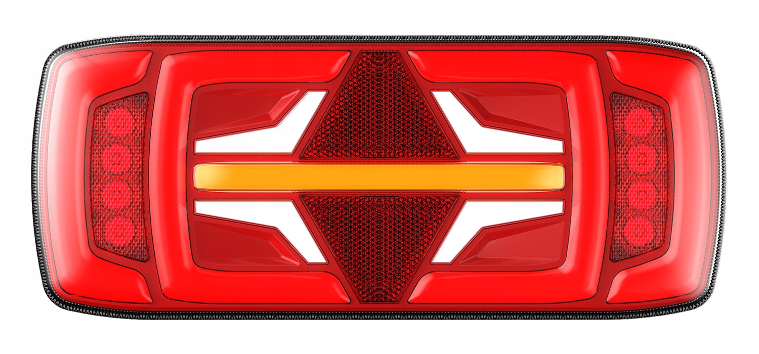 Led neonová zadní lampa, dynamický směr, poloha, zastavení, couvání, Pm/g