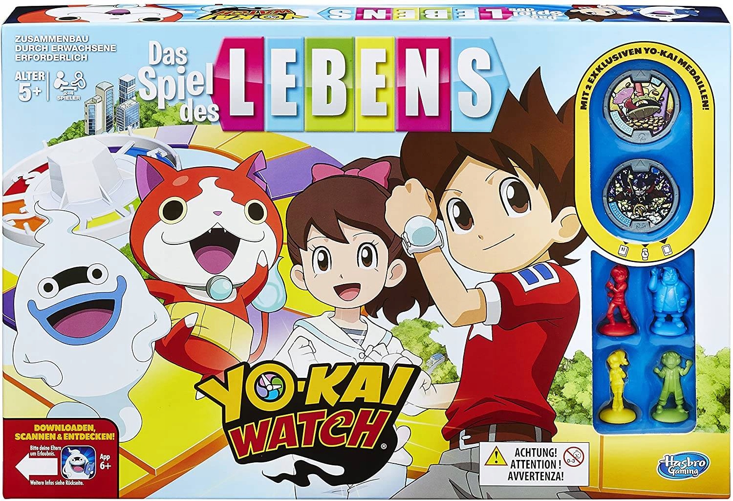HASBRO YO-KAI WATCH GRA PLANSZOWA JĘZ. NIEMIECKI - INTERAKTYWNA I ZABAWNA