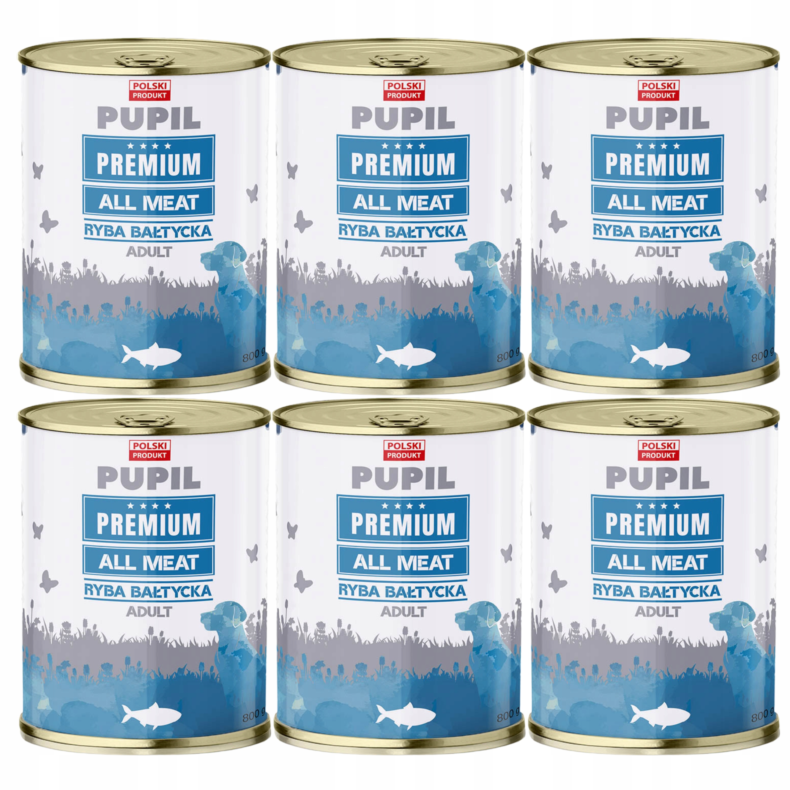 Pupil Premium All Meat Krmivo mokré pro psa Ryba Baltská 6 x 800 g
