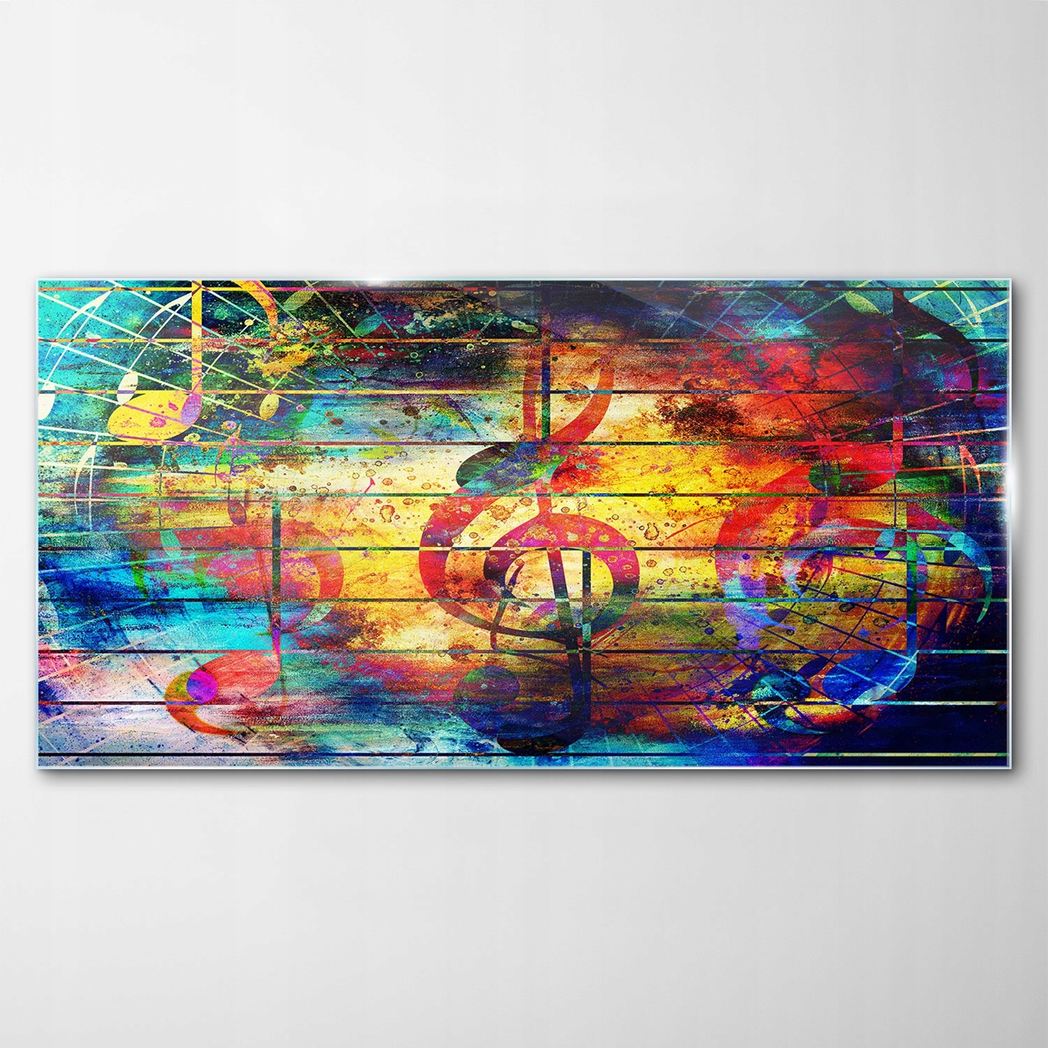 

Obraz na Szkle Dekor Muzyka Art Skrzypce 100x50
