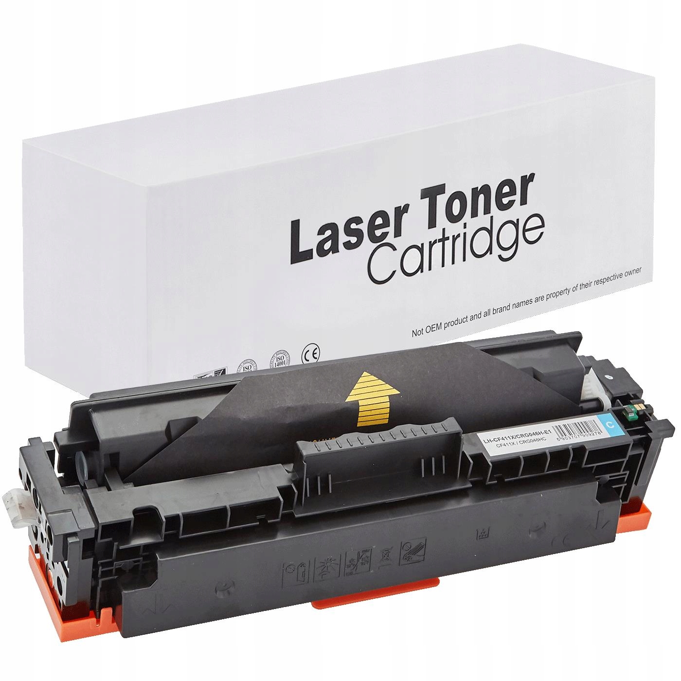 4 x Toner CF411X CRG-046HC do Hp M452 M477 Canon LBP653 MF732 Cyan 5k