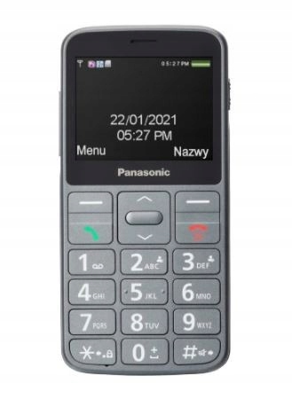 Panasonic Telefon pro seniory KX-TU160 šedý