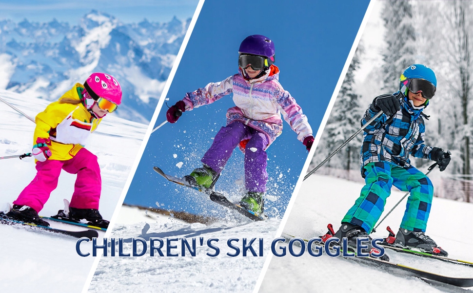 DZIECIĘCE GOGLE NARCIARSKIE ŚNIEG OCHRONA UV Płeć produkt uniseks