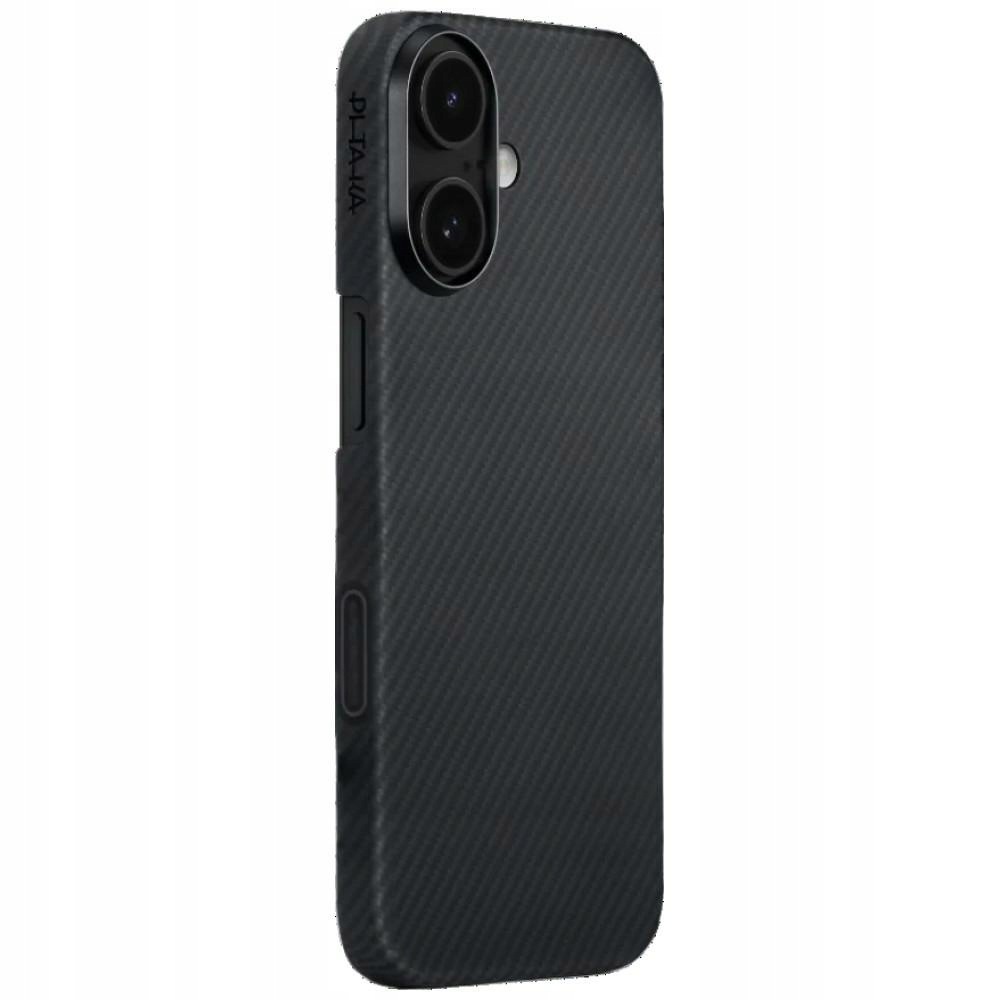 Etui Pitaka Ultra-Slim MagSafe do iPhone 17 czarno szary