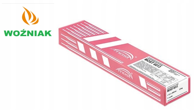 ELEKTRODY RUTYLOWE MOST 6013 (różowe) 2,5mm 5kg