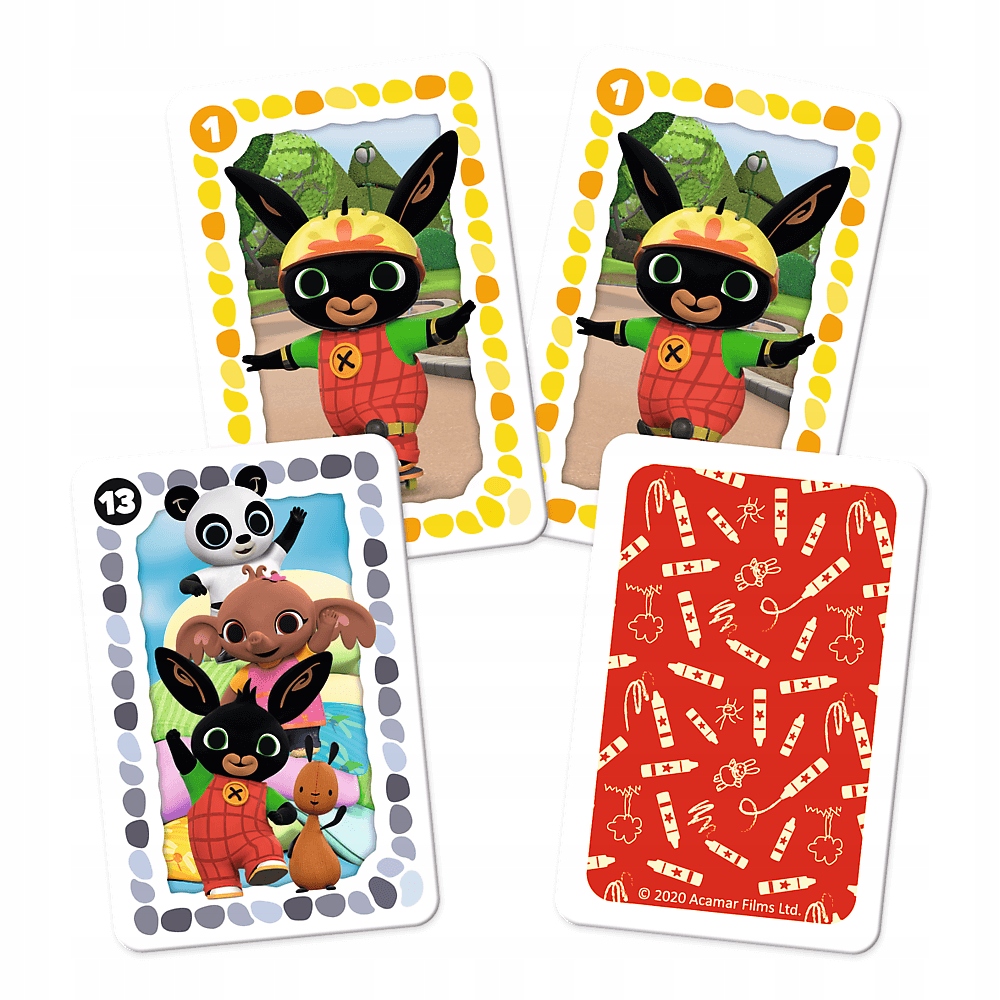 BING KRÓLIK KARTY PIOTRUŚ 25 KART TREFL Wydawca Trefl