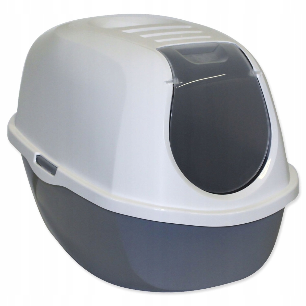 Levně Toaleta Magic Cat s krytem šedá 39x53x41cm