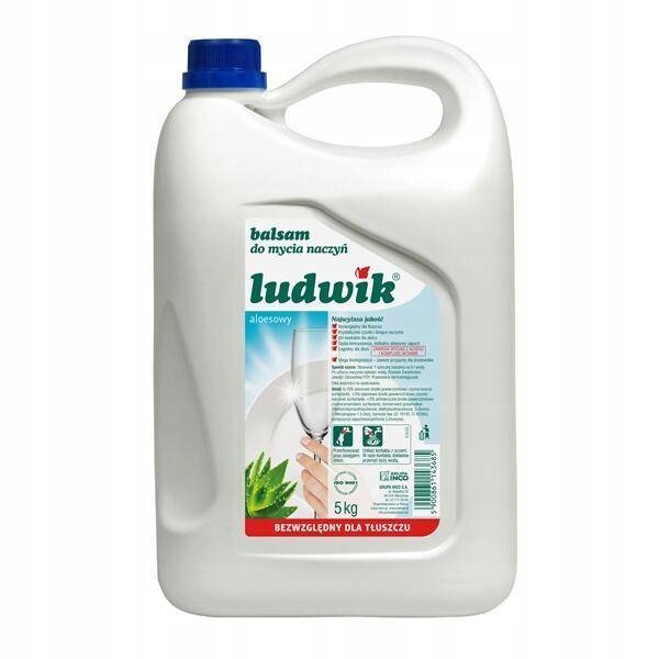 

Ludwik Płyn Balsam do mycia naczyń 5kg (5L) aloes