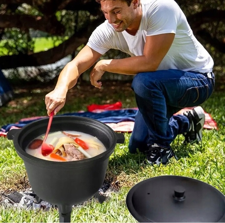 KOCIOŁEK ŻELIWNY 4L CZARNY Rodzaj stojący