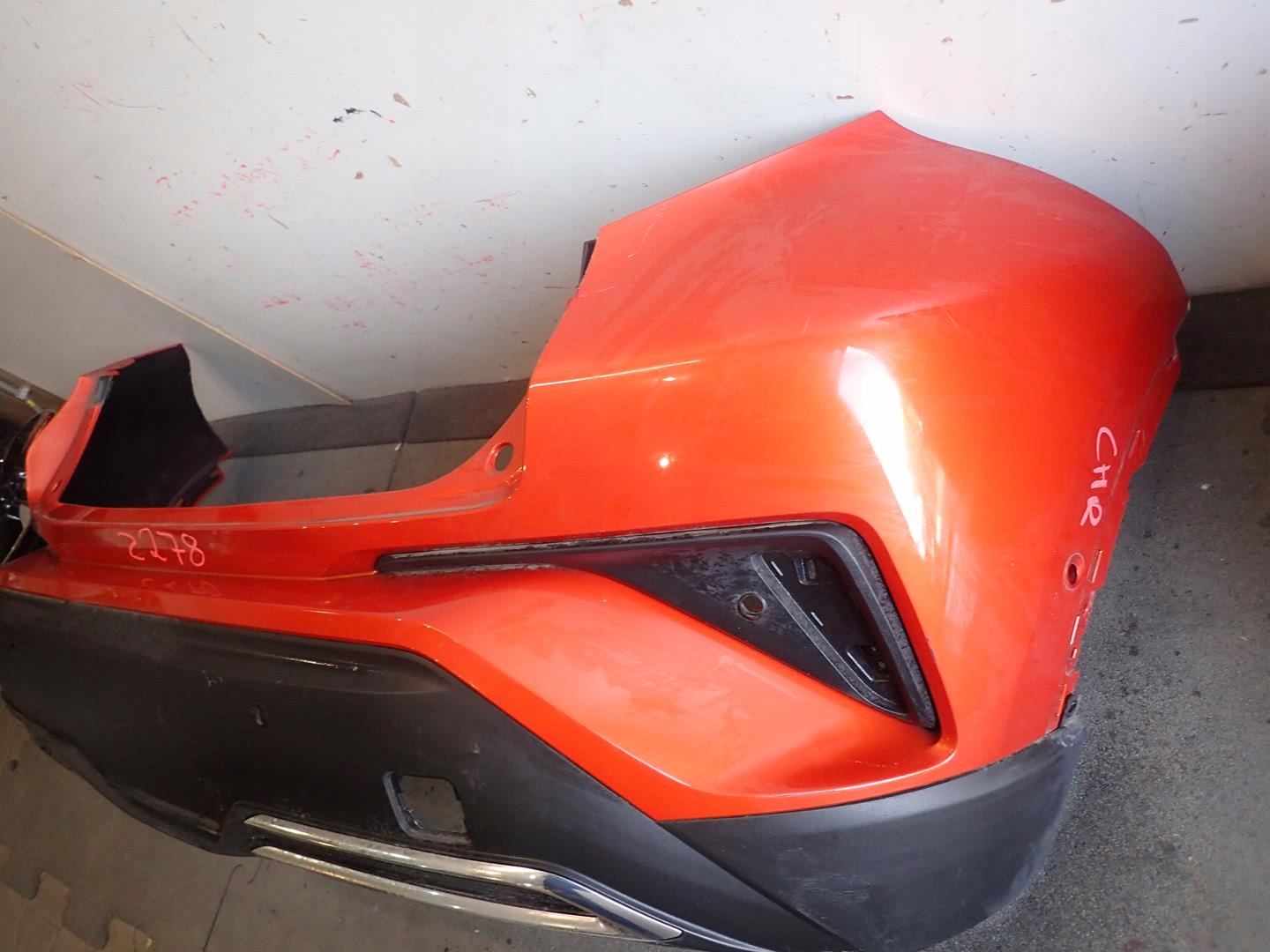 bumper rear part rear TOYOTA CHR 2016