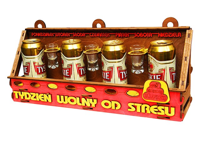 Alkoholová Polička dárek kutila k narozeninám
