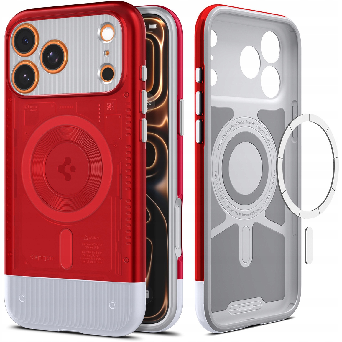 Pouzdro Spigen pro iPhone 17 Pro Max, zadní kryt MagSafe, stylové, hybridní