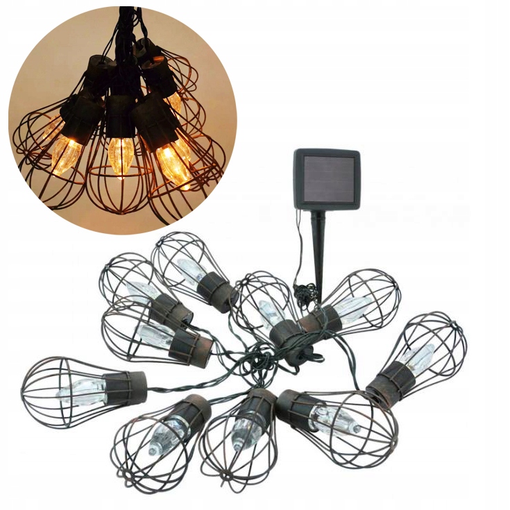 

Girlanda Solarna na Balkon Taras Ogrodowa Led