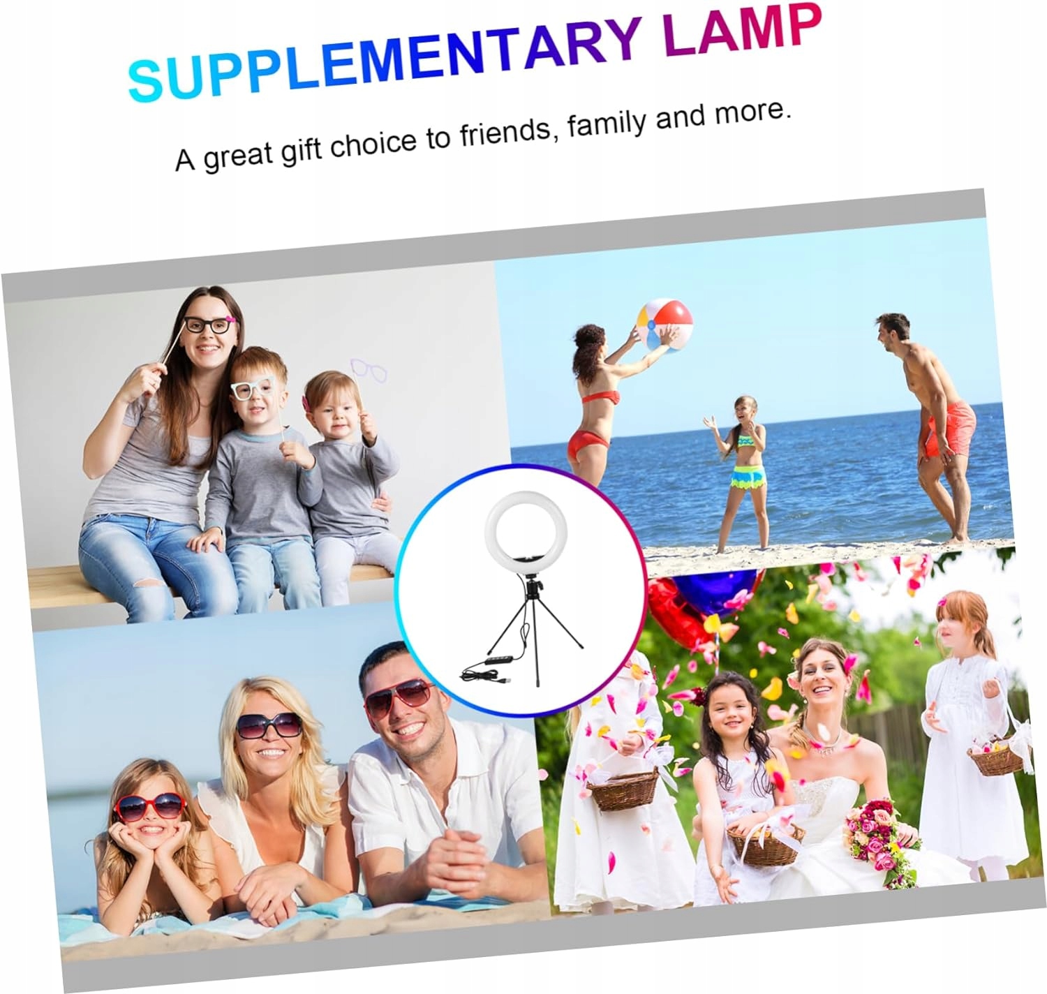 1 Zestaw Piękno Światła Żywo Statyw Do Telefonu Komórkowego Statyw Obsługiwane systemy operacyjne Android