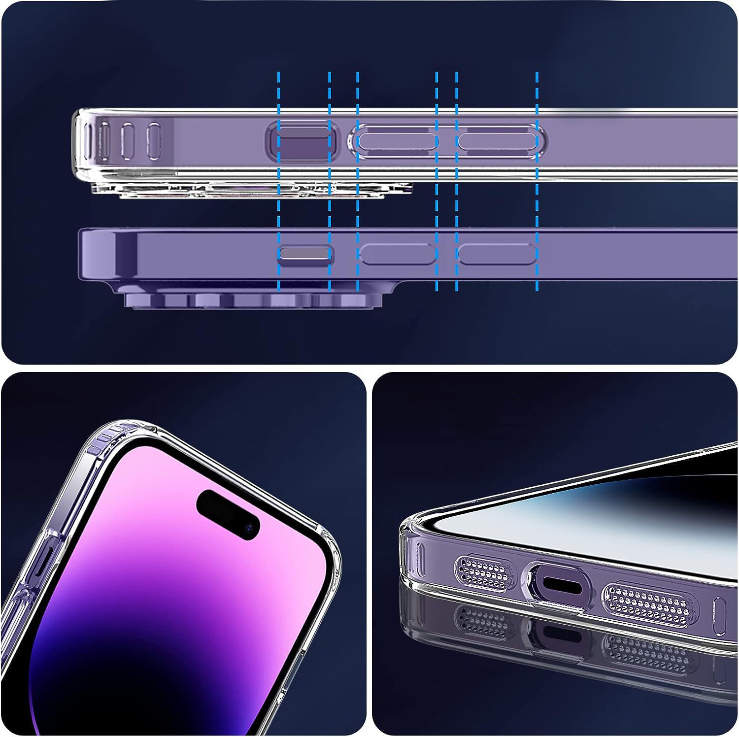 ETUI MAGNETYCZNE DO MAGSAFE DO IPHONE 15 PRO MAX CLEAR CASE +SZKŁO Marka Nela-Styl