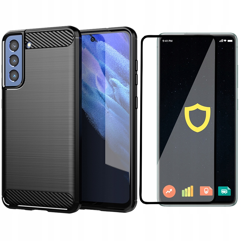 

Etui Case Pancerne Carbon Do Galaxy S21 Fe Szkło