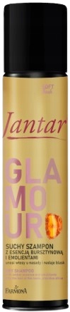 JANTAR SZAMPON SUCHY GLAMOUR Z ESENCJĄ BURSZTYNOWĄ I EMOLIENTAMI 180ml