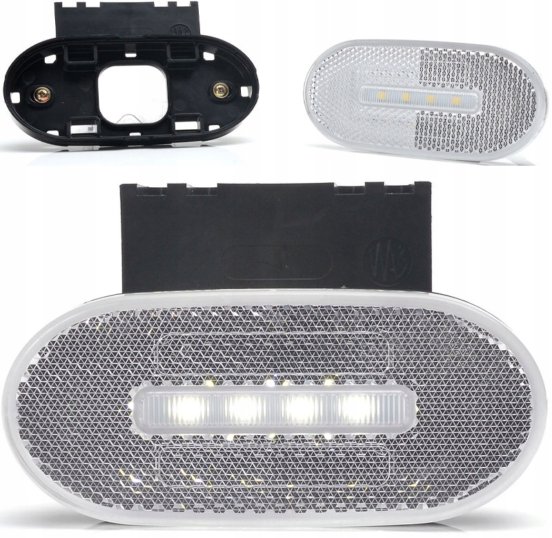 LAMPA OBRYSOWA PRZEDNIA BIAŁA TIR LAWETA 12/24V