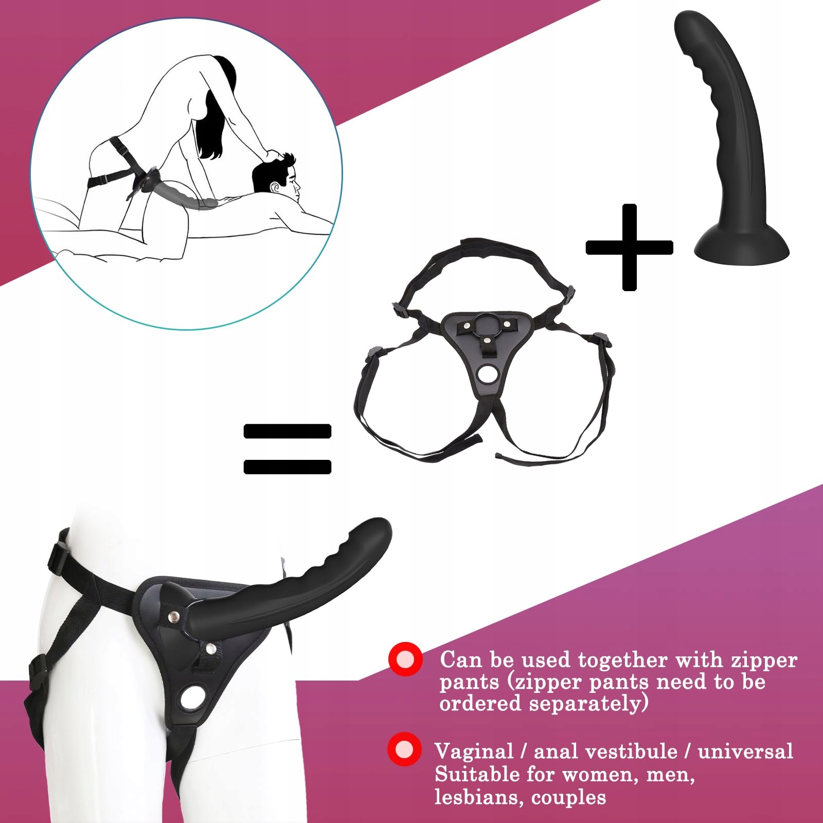 DILDOS Czarny Dildo Analny Z Przyssawką Dla Mężczyzn I Kobiet — miniatura 5
