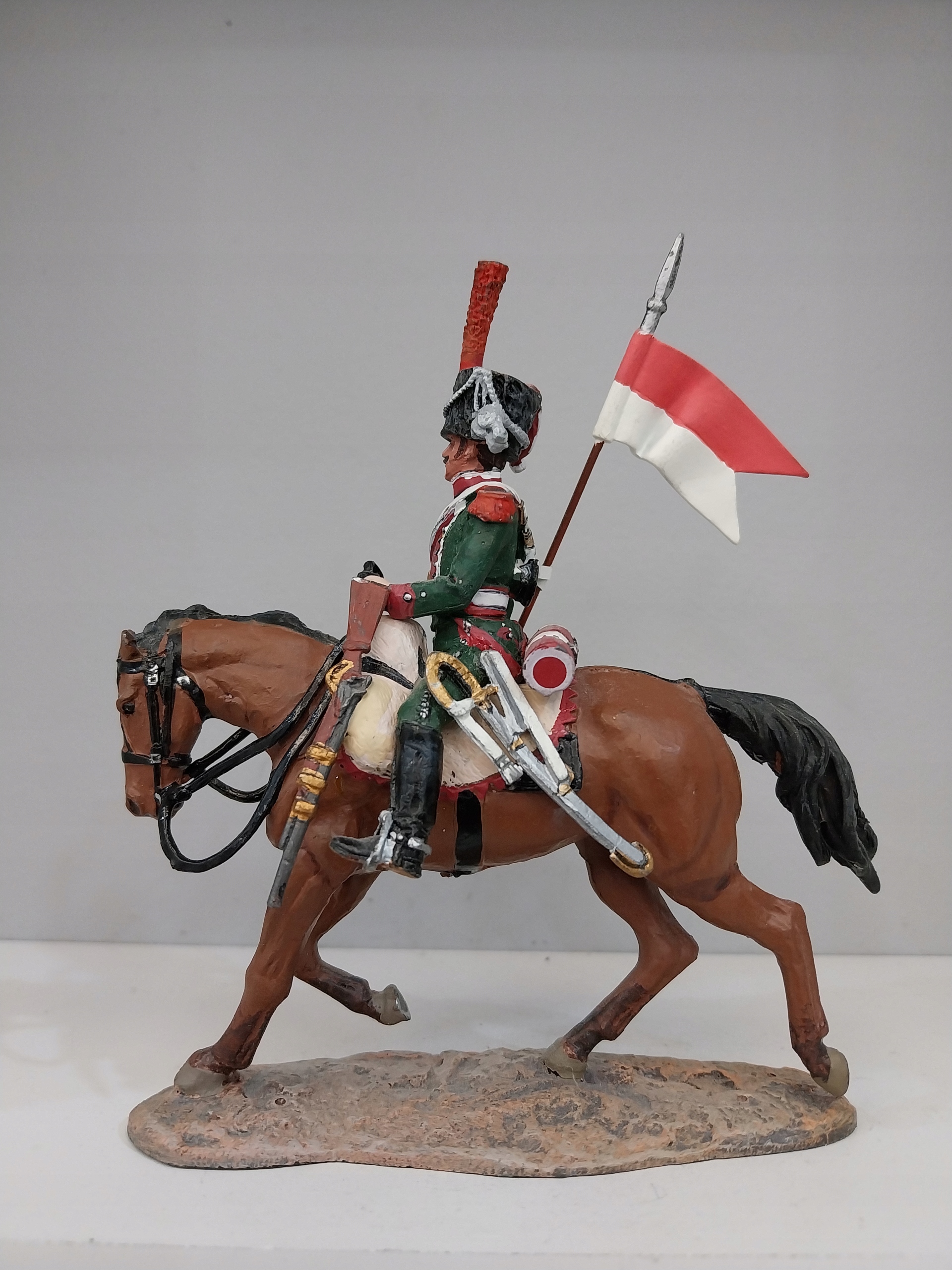 Voják, 1. pluk vévodství Berg 1812 Del Prado 1/30 SNC024