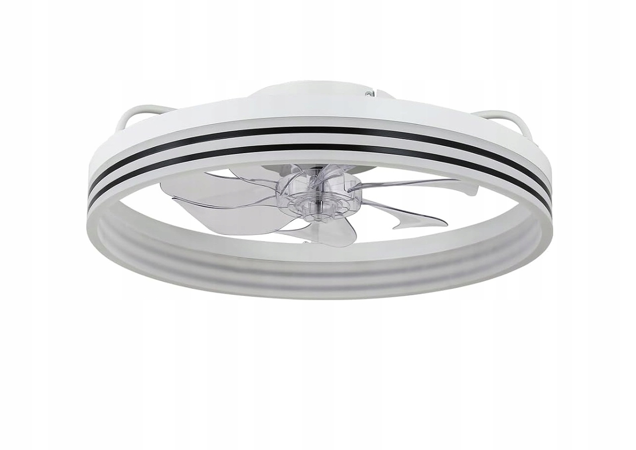 Frixchur Led stropní ventilátor 50 cm tichý dálkový ovladač 6 rychlostí Bílý