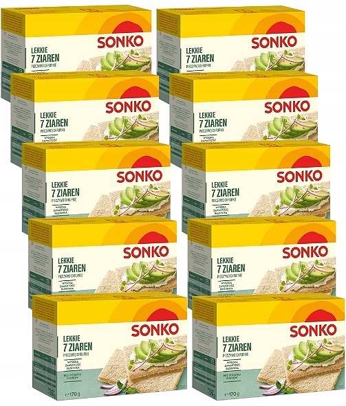 Sonko Lehké pečivo 7 Zrn 170g x 10