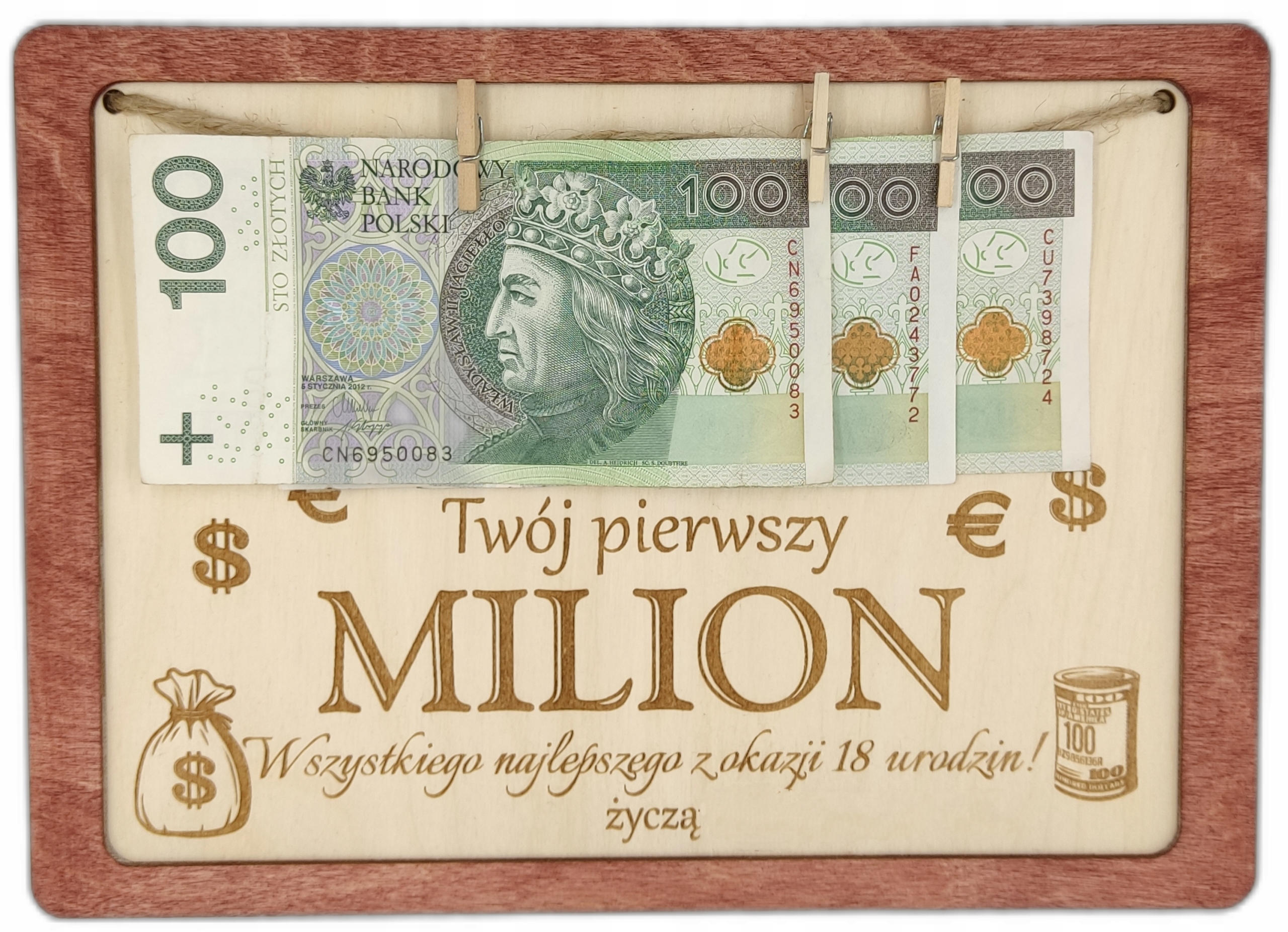 

Śmieszna Ramka Na Urodziny pierwszy milion