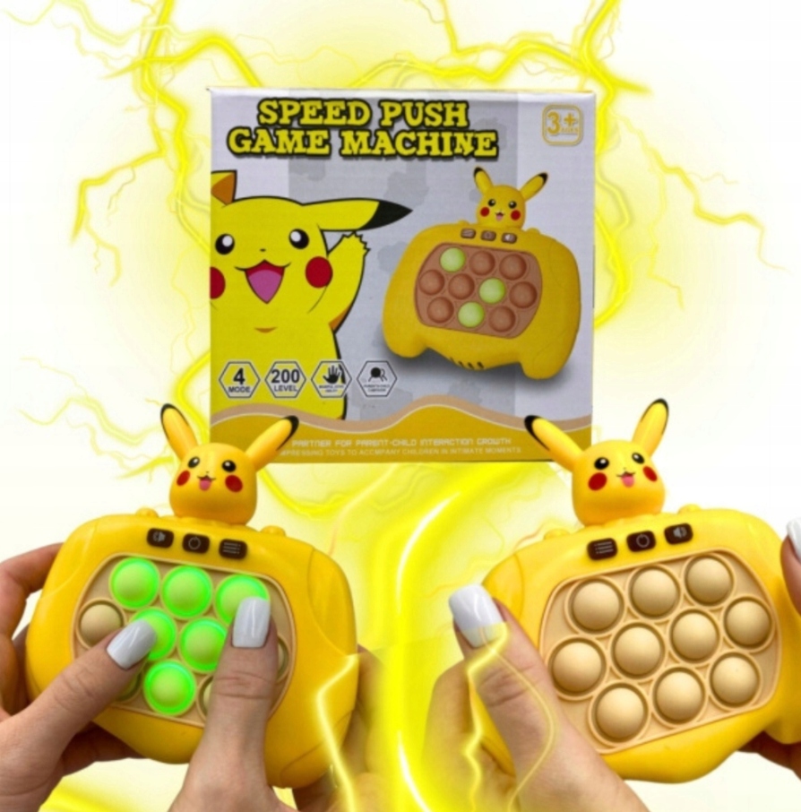 GRA ZRĘCZNOŚCIOWA POP IT ANTYSTRESOWA ELEKTRYCZNA PIKACHU POKEMON Kod producenta P10B