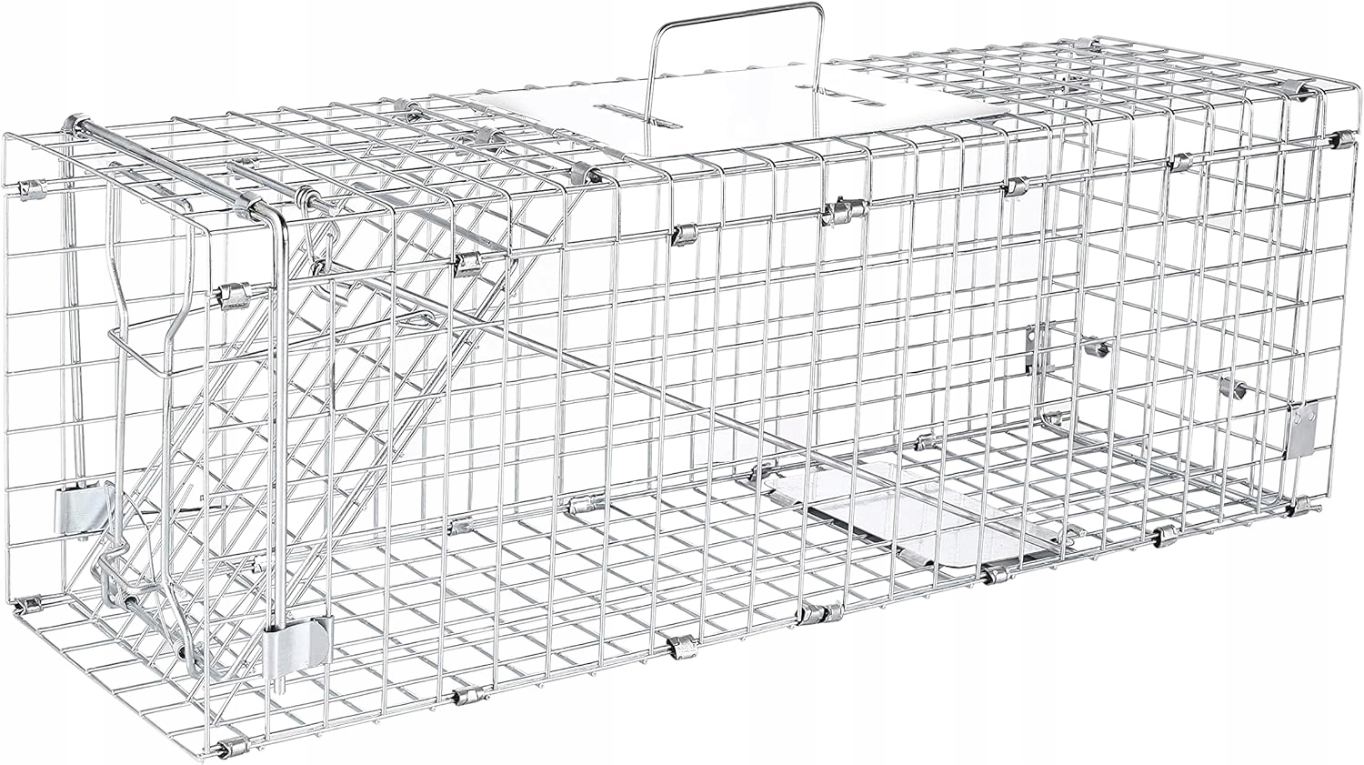 Pasca Klietka Na Kuny 61X18X21 CM Elbe Safe Pozinkovaný Plech Bezpečná