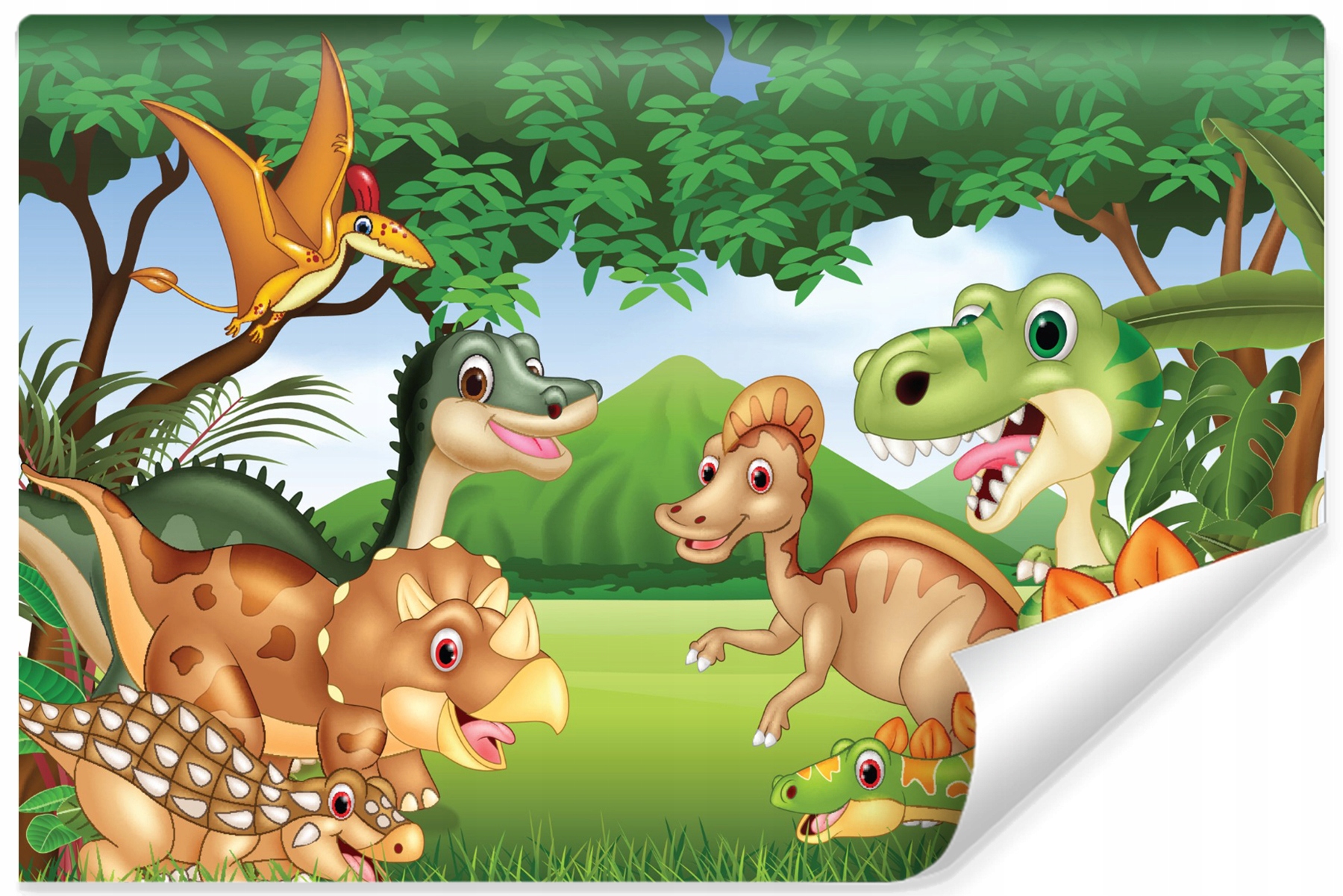 

Fototapeta Dziecięca Dinozaury Bajka Las 360x240
