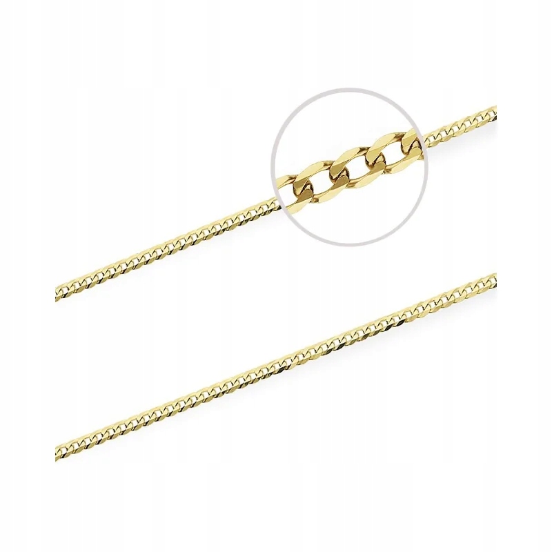 Zlatý řetízek Splétaný pancíř 585 R45 elegantní klasický jako dárek 1.50 g