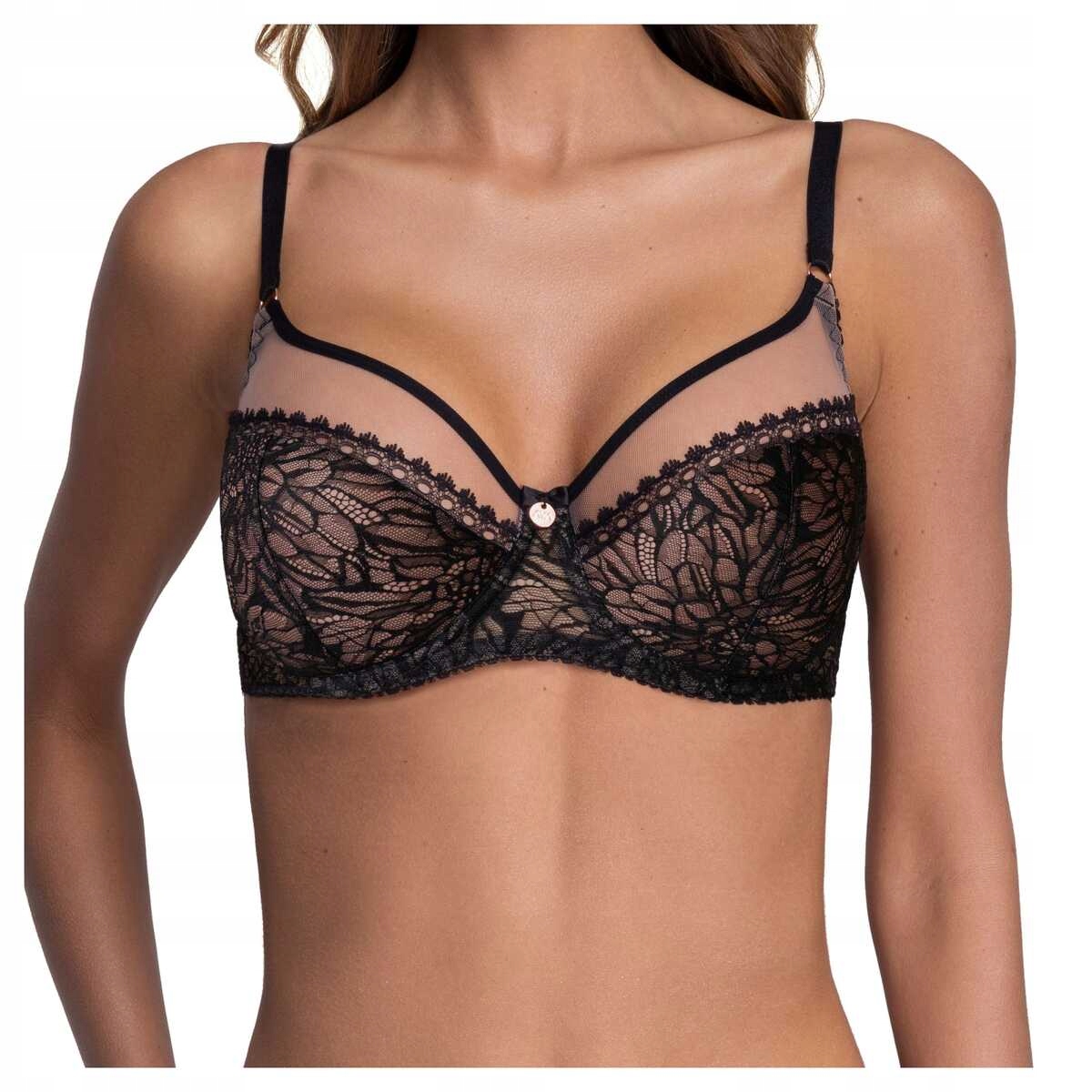 Ava Měkká podprsenka soft Crystal 1396/1 černá limitovaná 95C