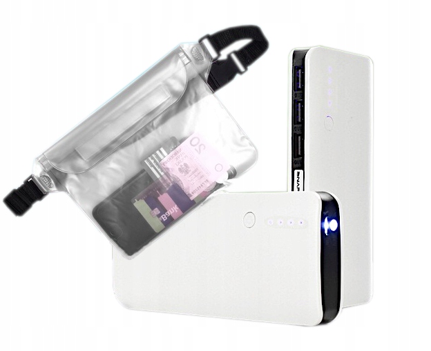 

Powerbank 20000mAh +Saszetka Wodoodporne Ładowanie