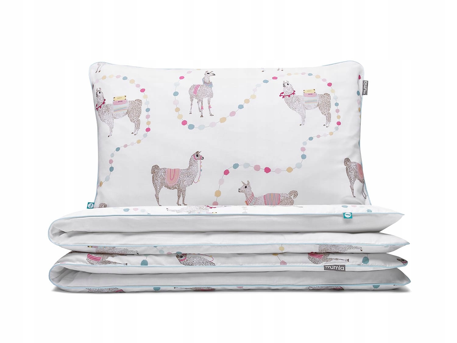 Posteľná Bielizeň Lamy 160x200 cm 2x 60x50 cm Mumla