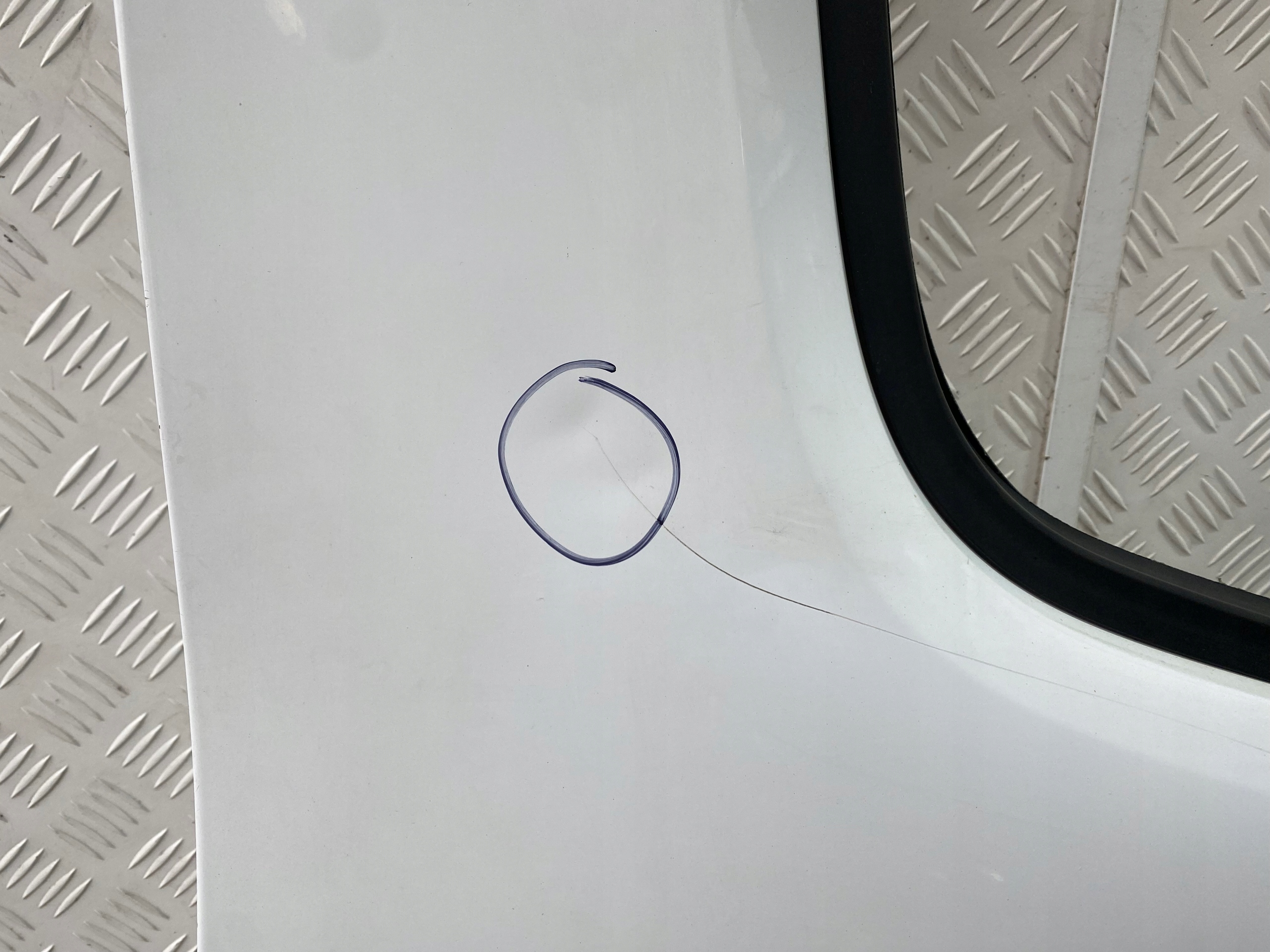 FORD TRANSIT MK8 13-25 door front right complete front FROZEN WHITE OE